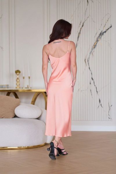 Коктейльна Сукня Slip Dress 25027 Рожева 25027L_НФ-1101 фото