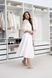 Коктейльна Сукня Ажурна Елегантна 24061 Молочна 24061M_НФ-544 фото 3